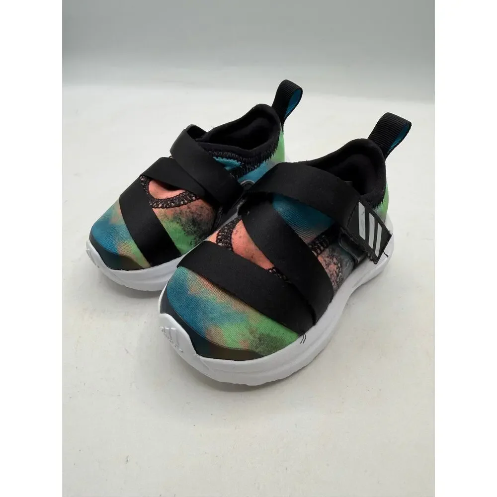 Adidas FortaRun X I Toddler Slip On Shoes - Tie Dye Print - Size 4K FY3866 -NIB